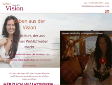 Tablet Screenshot of lebenausdervision.com